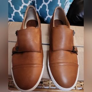 Women's Frye double monk casual shoe